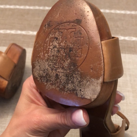 Tory Burch Amina Leather Platform heels - Picture 5 of 12